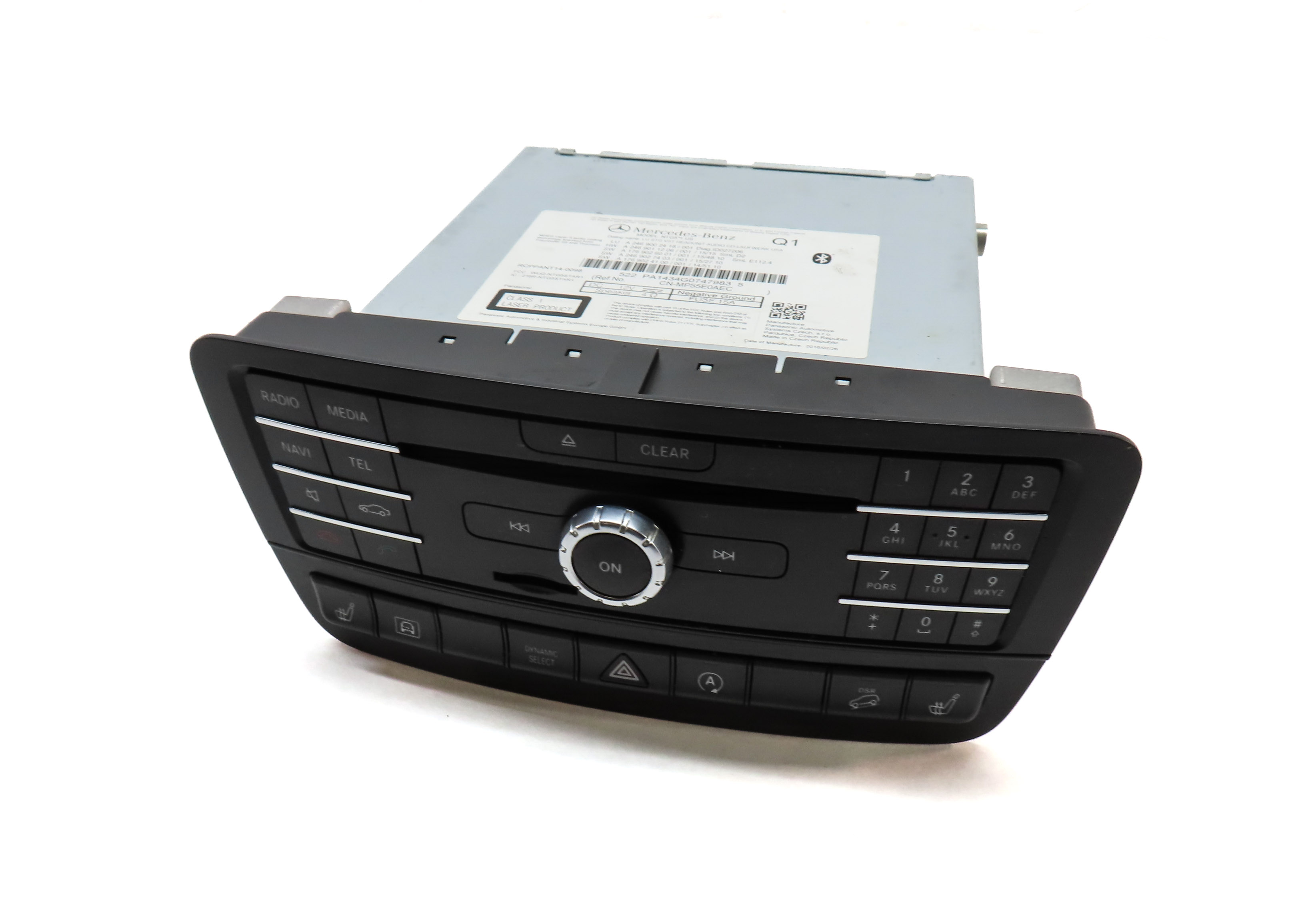 16-20 MERCEDES B CLA GLA CLASS (C117 W246 X156) CD NAVIGATION STEREO RECEIVER — exact item pictured